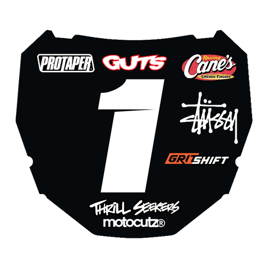 CUSTOM ODI NUMBER PLATE DECAL