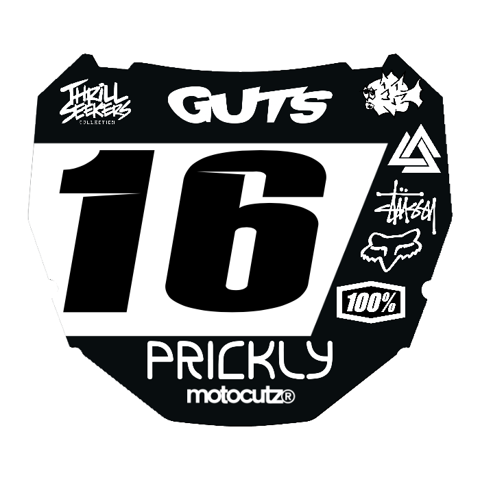 CUSTOM ODI NUMBER PLATE DECAL