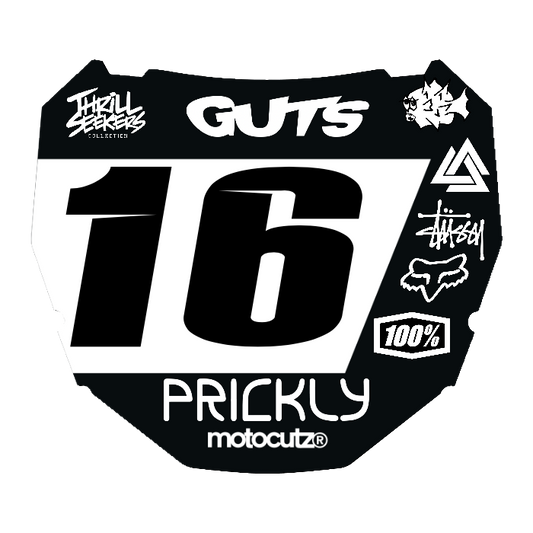 CUSTOM ODI NUMBER PLATE DECAL