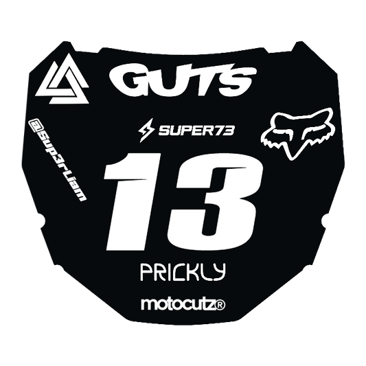CUSTOM ODI NUMBER PLATE DECAL