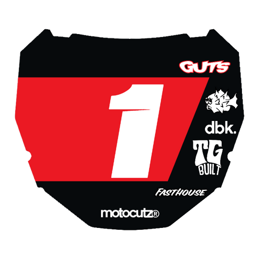 CUSTOM ODI NUMBER PLATE DECAL