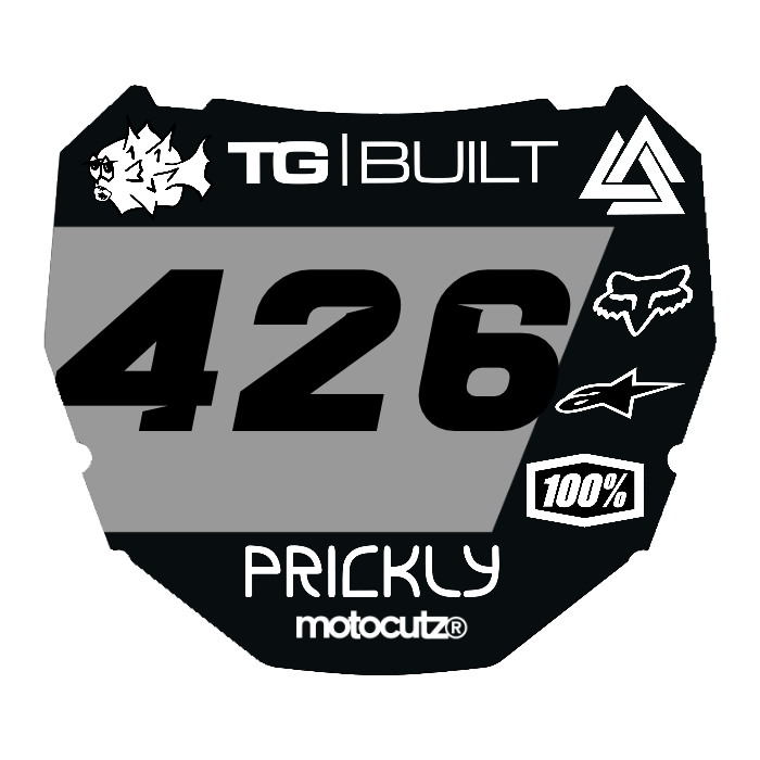 CUSTOM ODI NUMBER PLATE DECAL
