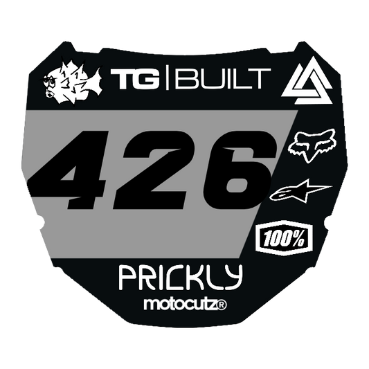 CUSTOM ODI NUMBER PLATE DECAL
