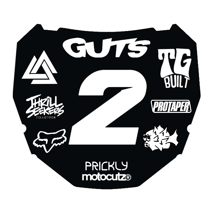 CUSTOM ODI NUMBER PLATE DECAL