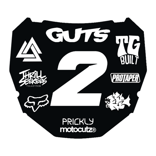 CUSTOM ODI NUMBER PLATE DECAL
