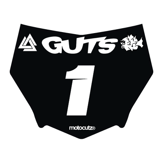 CUSTOM MOTOCUTZ FRONT PLATE DECAL