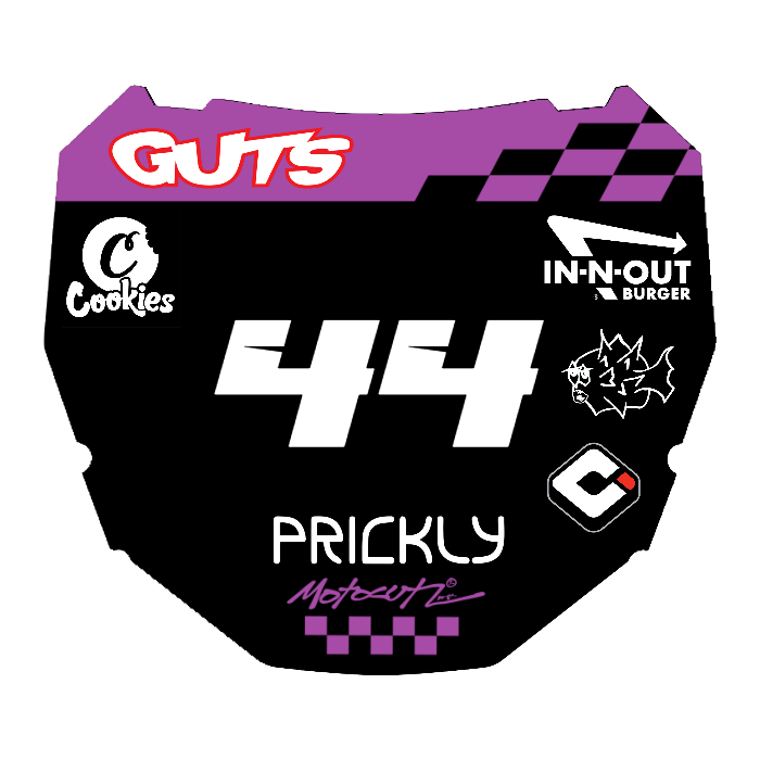 CUSTOM ODI NUMBER PLATE DECAL