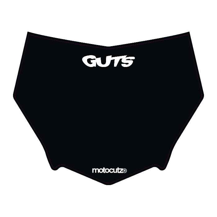 CUSTOM MOTOCUTZ FRONT PLATE DECAL