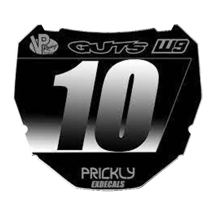CUSTOM ODI NUMBER PLATE DECAL