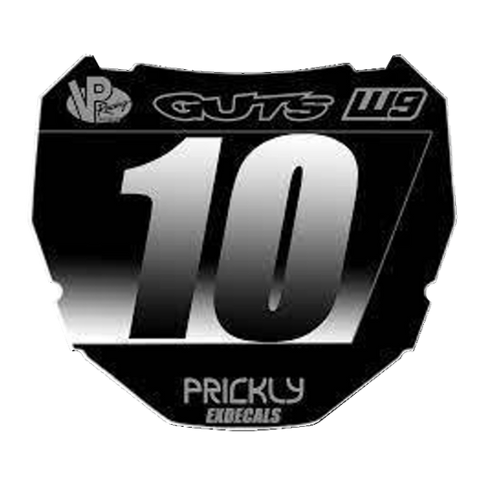CUSTOM ODI NUMBER PLATE DECAL