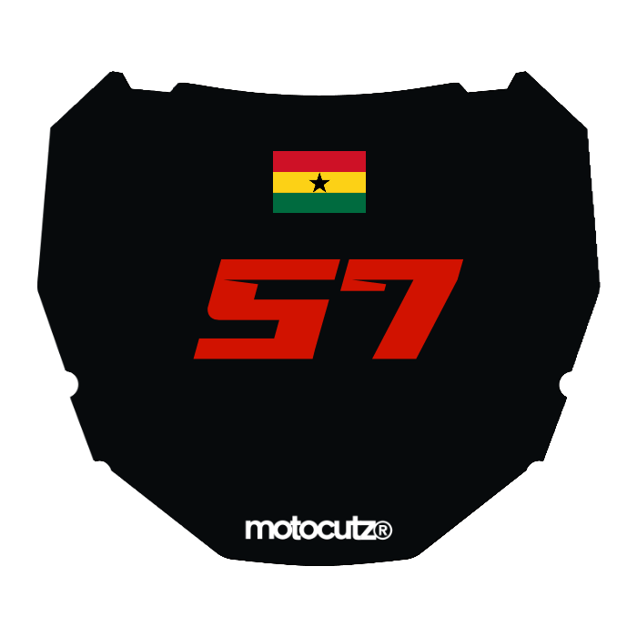 CUSTOM ODI NUMBER PLATE DECAL
