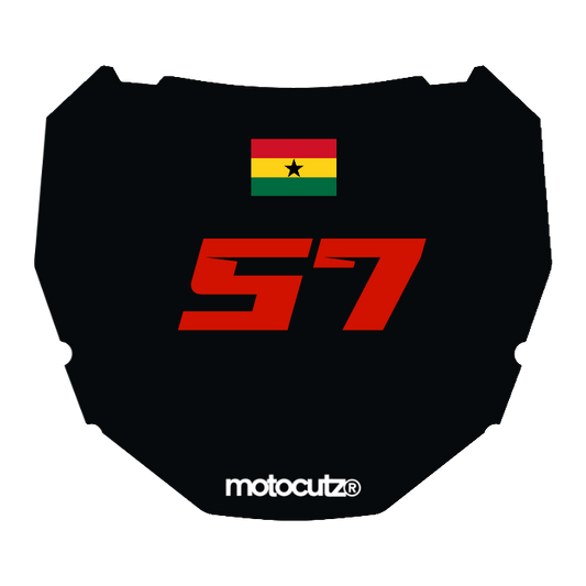 CUSTOM ODI NUMBER PLATE DECAL