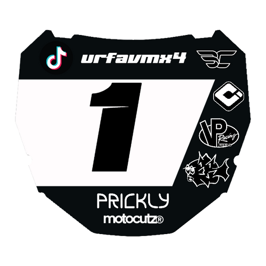 CUSTOM ODI NUMBER PLATE DECAL