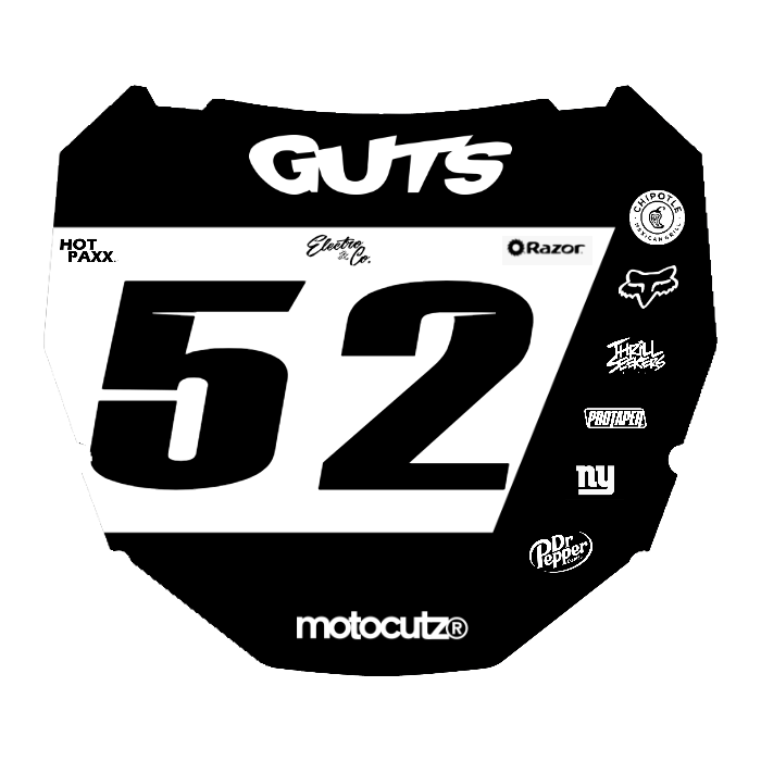 CUSTOM ODI NUMBER PLATE DECAL
