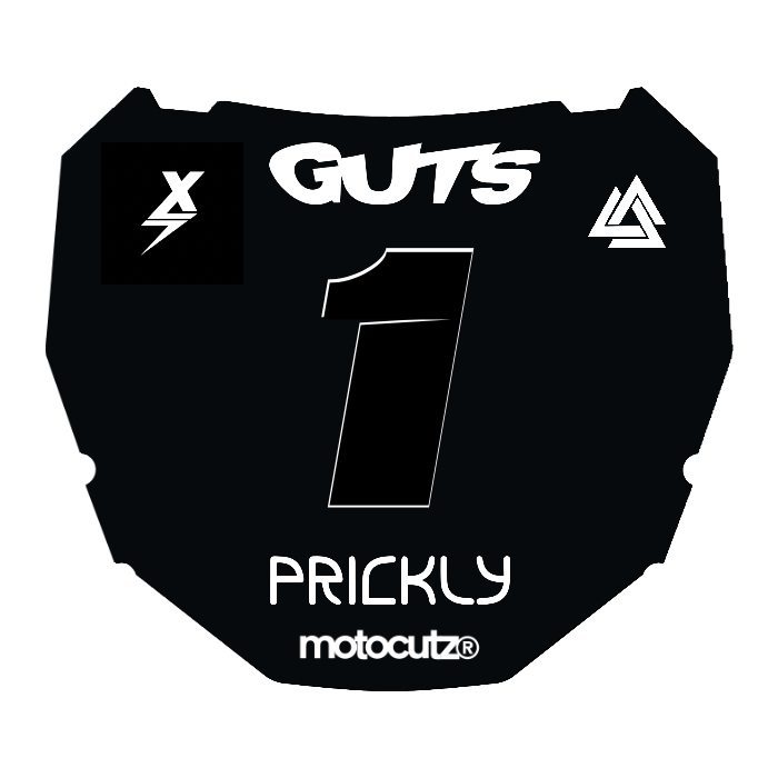 CUSTOM ODI NUMBER PLATE DECAL