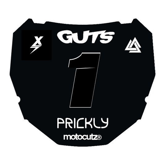 CUSTOM ODI NUMBER PLATE DECAL