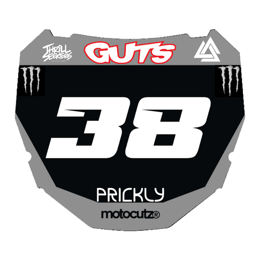 CUSTOM ODI NUMBER PLATE DECAL