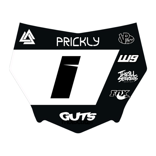 CUSTOM MOTOCUTZ FRONT PLATE DECAL