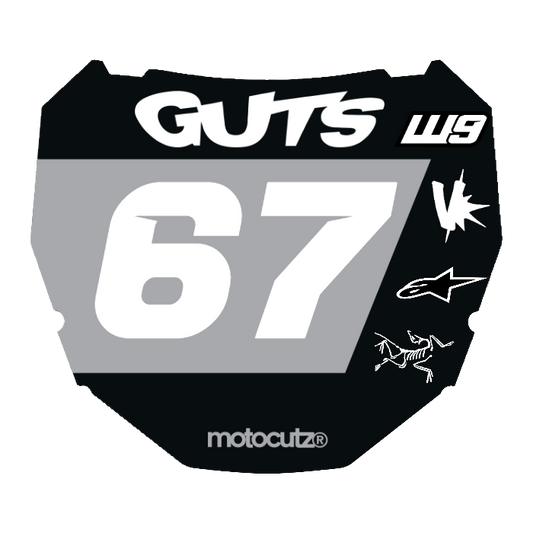 CUSTOM ODI NUMBER PLATE DECAL