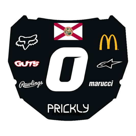 CUSTOM ODI NUMBER PLATE DECAL
