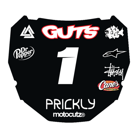 CUSTOM ODI NUMBER PLATE DECAL