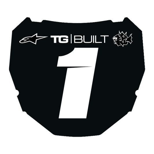 CUSTOM ODI NUMBER PLATE DECAL