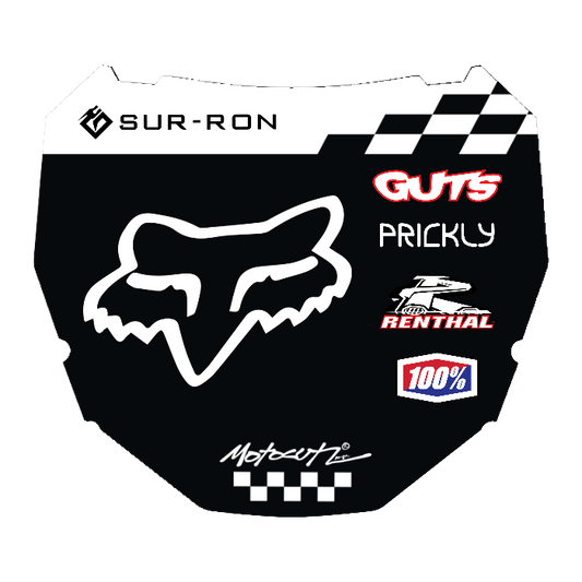CUSTOM ODI NUMBER PLATE DECAL