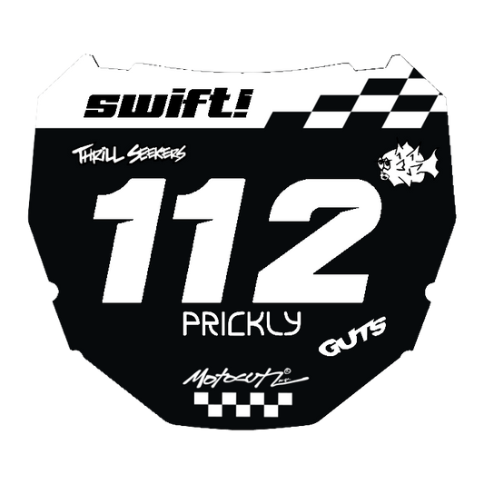 CUSTOM ODI NUMBER PLATE DECAL