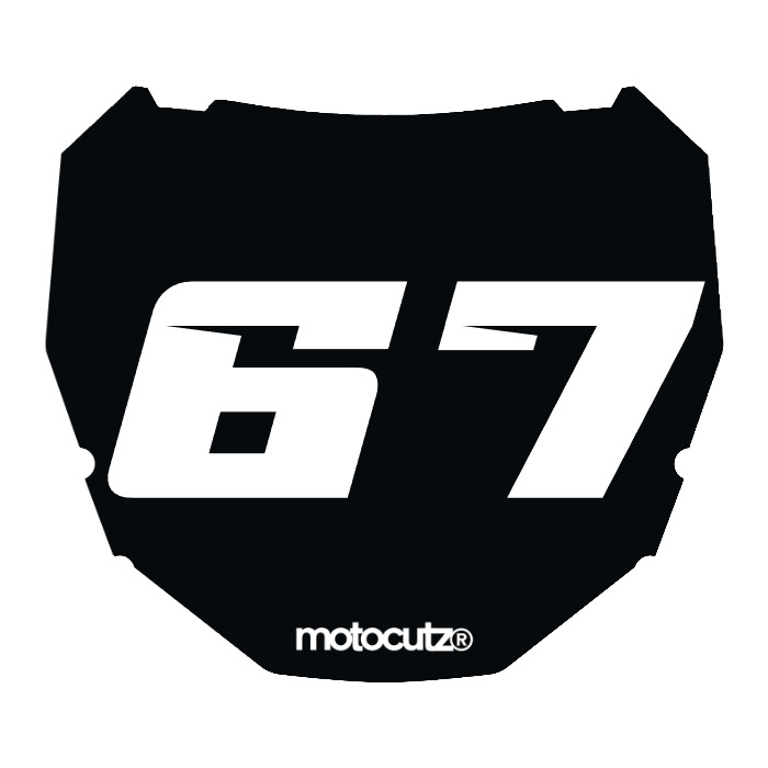 CUSTOM ODI NUMBER PLATE DECAL