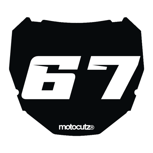 CUSTOM ODI NUMBER PLATE DECAL