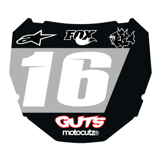 CUSTOM ODI NUMBER PLATE DECAL