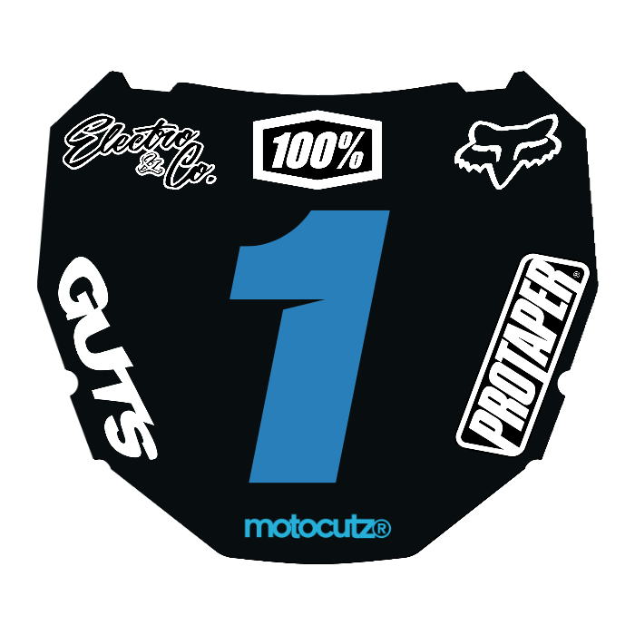 CUSTOM ODI NUMBER PLATE DECAL