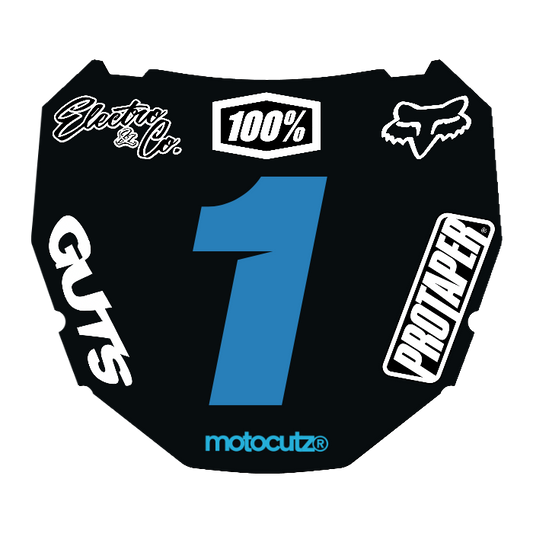 CUSTOM ODI NUMBER PLATE DECAL