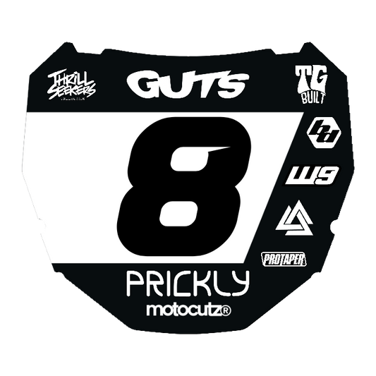 CUSTOM ODI NUMBER PLATE DECAL
