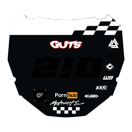 CUSTOM ODI NUMBER PLATE DECAL