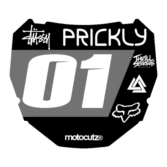 CUSTOM ODI NUMBER PLATE DECAL