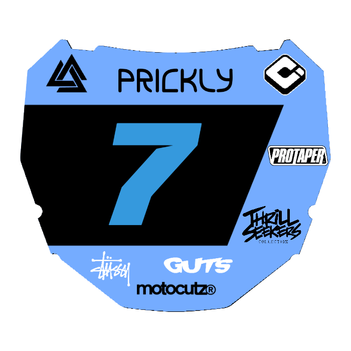 CUSTOM ODI NUMBER PLATE DECAL