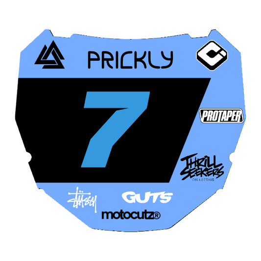 CUSTOM ODI NUMBER PLATE DECAL