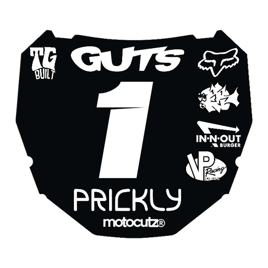 CUSTOM ODI NUMBER PLATE DECAL
