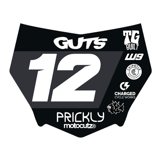 CUSTOM MOTOCUTZ FRONT PLATE DECAL