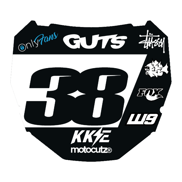 CUSTOM ODI NUMBER PLATE DECAL
