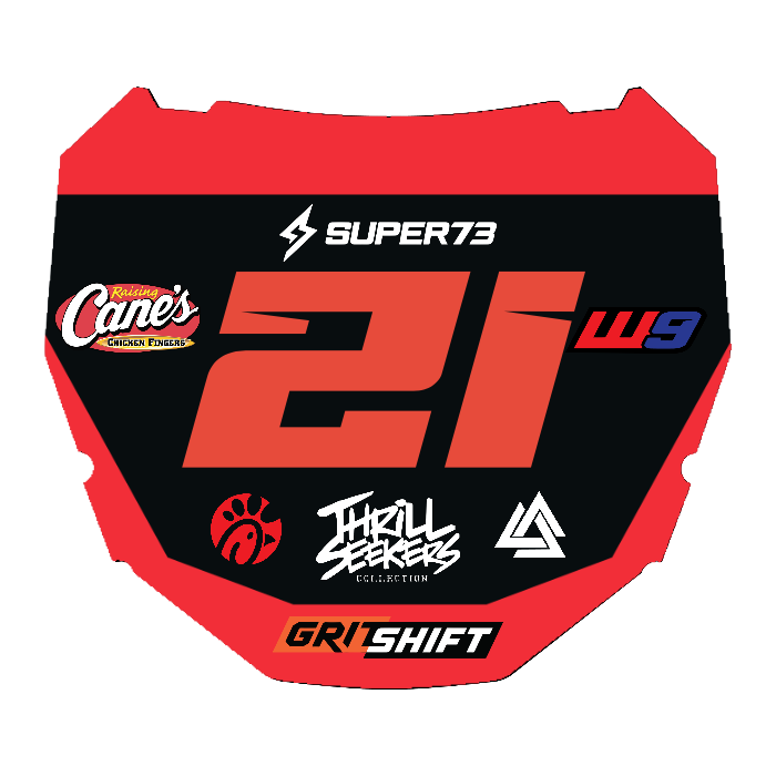 CUSTOM ODI NUMBER PLATE DECAL