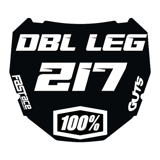 CUSTOM ODI NUMBER PLATE DECAL