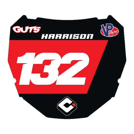 CUSTOM ODI NUMBER PLATE DECAL