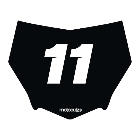 CUSTOM MOTOCUTZ FRONT PLATE DECAL