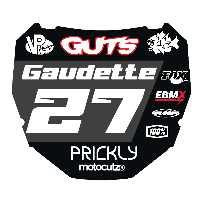 CUSTOM ODI NUMBER PLATE DECAL