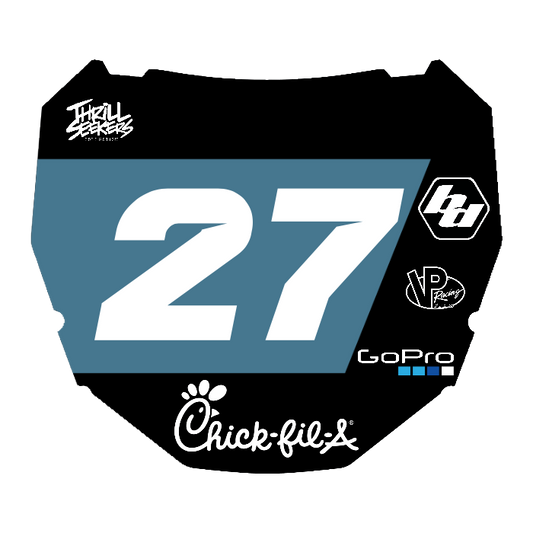 CUSTOM ODI NUMBER PLATE DECAL