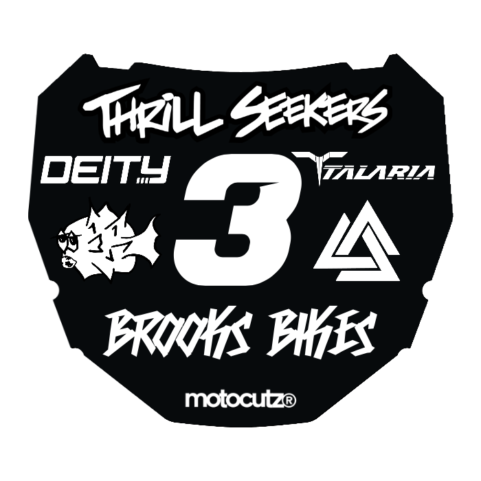 CUSTOM ODI NUMBER PLATE DECAL