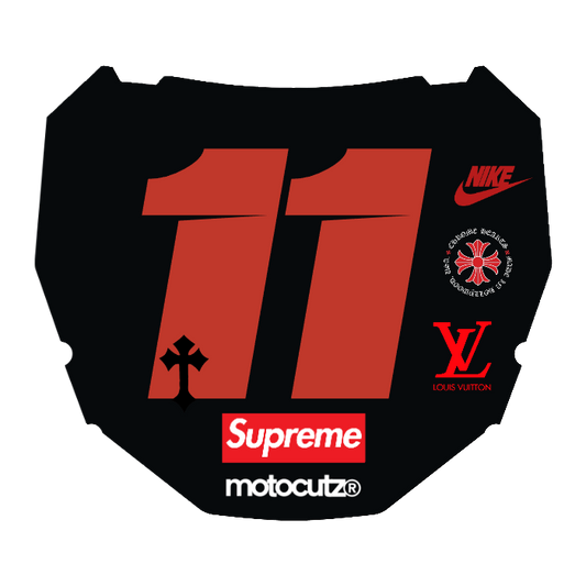 CUSTOM ODI NUMBER PLATE DECAL