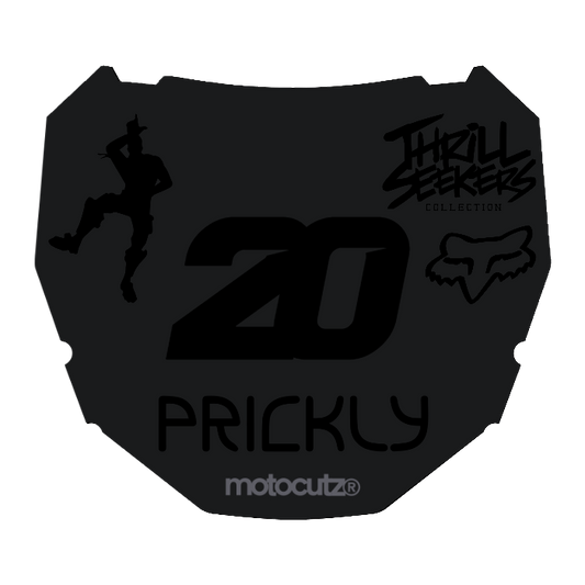 CUSTOM ODI NUMBER PLATE DECAL